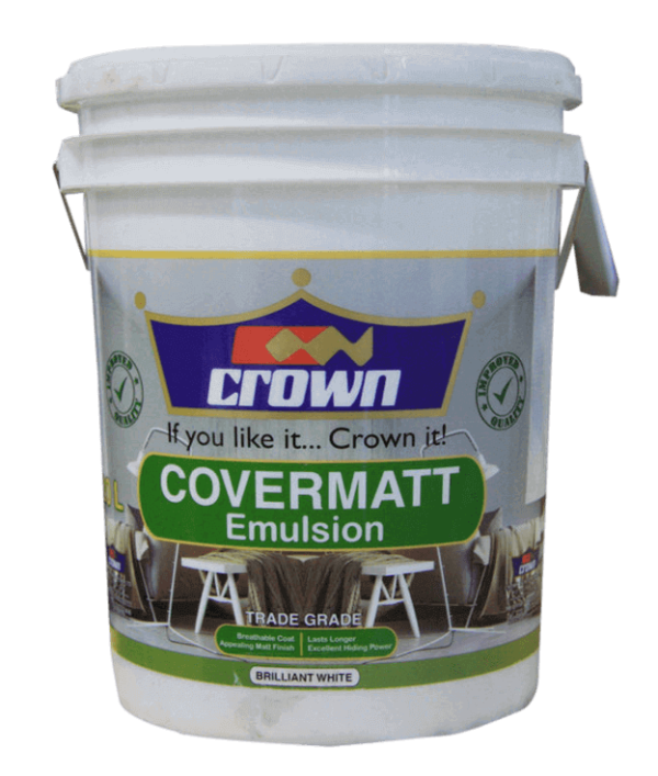 Crown Covermatt Emulsion Paint 20L
